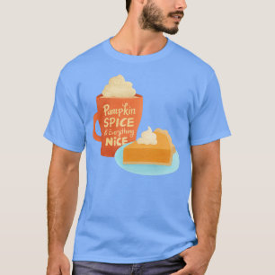 Pumpkin Gewürz und alles Gute Latte und Kuchen T-Shirt