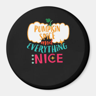 Pumpkin Gewürz und alles Gute Liebe Herbst Fami Magnet