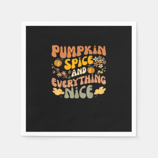 Pumpkin Gewürz und alles Nizza Fall Saison Herbst Serviette