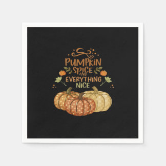 Pumpkin Gewürz und alles Nizza - Meme Herbst Qu Serviette