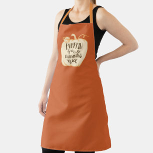 Pumpkin Gewürz und alles Nizza Schürze