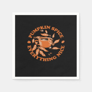 Pumpkin Gewürz und alles Nötige, Herbst-Cla Serviette