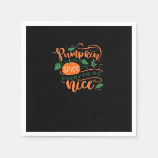 Pumpkin Gewürz und alles Nötige Herbst Desi Serviette
