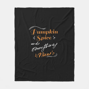 Pumpkin Gewürz und alles Nötige Niedliche Pumpkin  Fleecedecke
