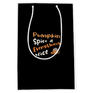 Pumpkin Gewürz und alles Nötige Niedliche Pumpkin Mittlere Geschenktüte