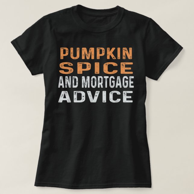 Pumpkin Gewürz- und Hypothekenberatung Halloween-L T-Shirt (Design vorne)
