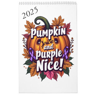 Pumpkin Gewürz und Lila Nice: Funny Fall Awarenes Kalender