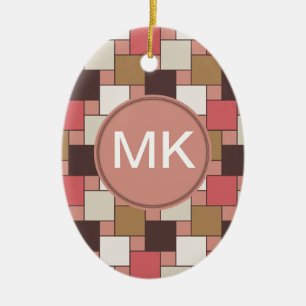 Pumpkin Gewürz Weave Muster Keramikornament