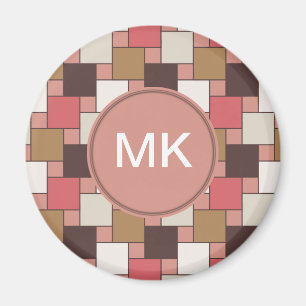 Pumpkin Gewürz Weave Muster Magnet