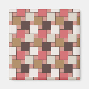 Pumpkin Gewürz Weave Muster Magnet