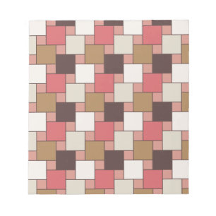 Pumpkin Gewürz Weave Muster Notizblock