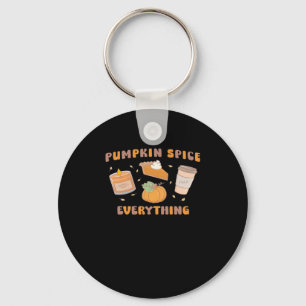 Pumpkin Gewürze alles Funny Herbst Schlüsselanhänger