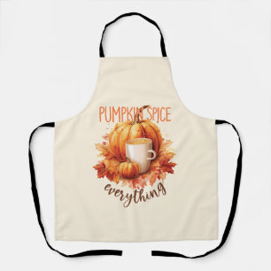 Pumpkin Gewürze alles - Latte & Herbstblätter Schürze