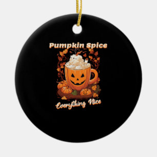 Pumpkin Gewürze alles Nice Pumpkin Gewürz-Kaffee Keramik Ornament