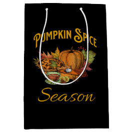 Pumpkin-Gewürzsaison Mittlere Geschenktüte