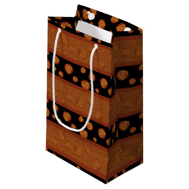 Pumpkin Gift Bags Kleine Geschenktüte (Vorderseite Schrägansicht)