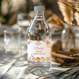 Pumpkin Girl erste Geburtstagswasserflasche
