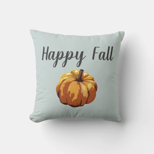 Pumpkin glücklichen Herbst Herbst Bauernhof Wurfki Kissen (Vorderseite)