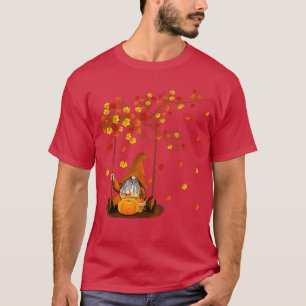 Pumpkin Gnomes Herbst Niedliches Halloween Thanksg T-Shirt