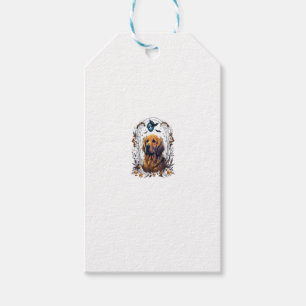 Pumpkin Goldie Kostüm auf Golden Retriever Hallowe Geschenkanhänger