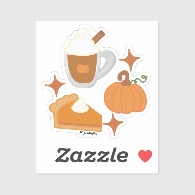 Pumpkin Goodies Aufkleber (Blatt)
