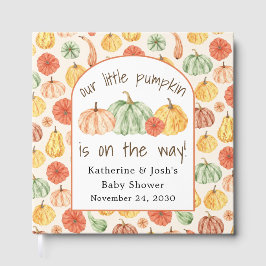 Pumpkin Gourd Autumn Baby Shower Gästebuch