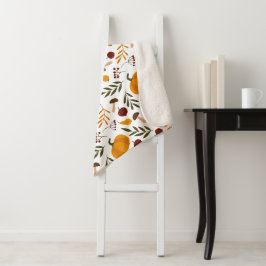 Pumpkin, Granatapfel und Birne Sherpadecke