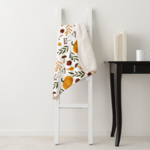 Pumpkin, Granatapfel und Birne Sherpadecke