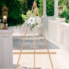 Pumpkin Greenerenery Fall Brautparty Begrüßungszei Acrylschild