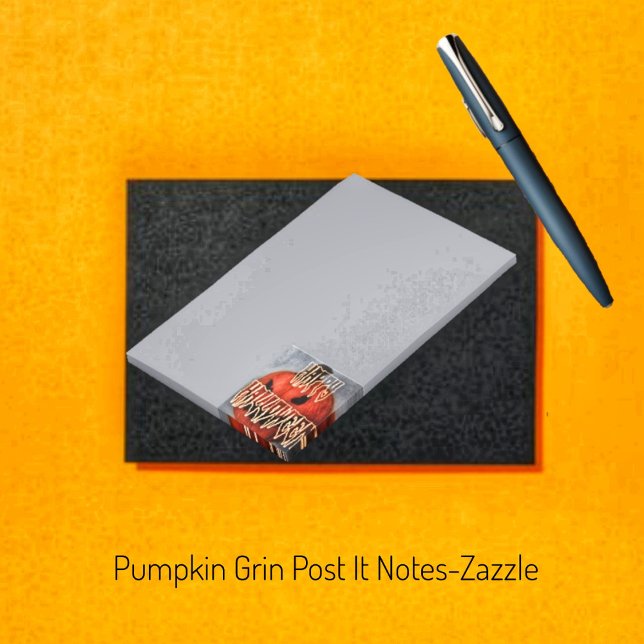 Pumpkin Grin Post-it Klebezettel (Von Creator hochgeladen)