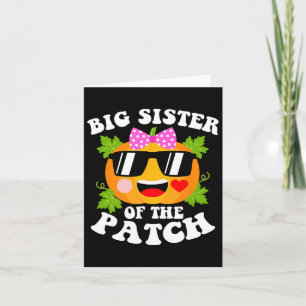 Pumpkin große Schwester des Patch Fun Halloween Fa Karte