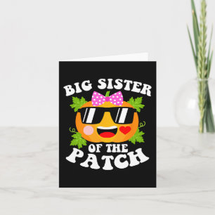 Pumpkin große Schwester des Patch Fun Halloween Fa Karte