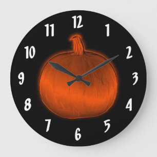 Pumpkin Große Wanduhr
