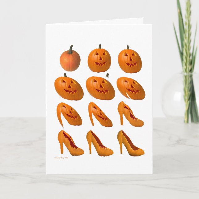 Pumpkin-Grußkarte Karte (Vorderseite)