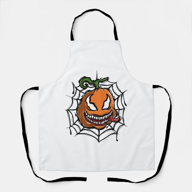 Pumpkin - Halloween Design - Horror Shirt Schürze (Vorderseite)