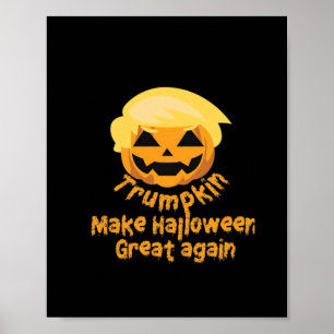 Pumpkin Halloween Design Poster