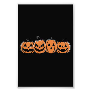 Pumpkin Halloween Fall Erntedank Geschenk Fotodruck