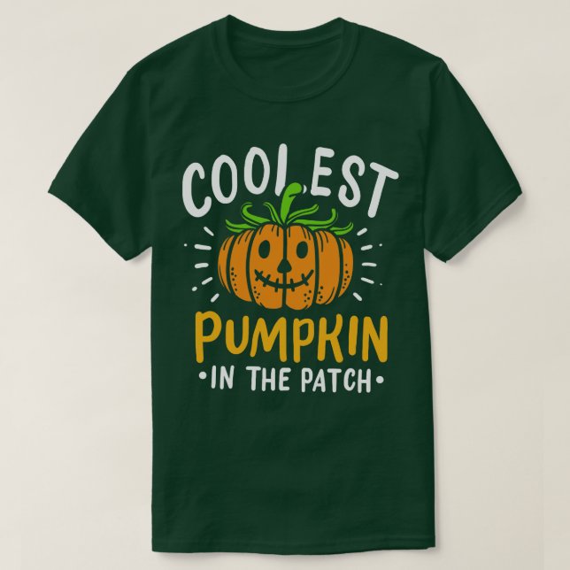 Pumpkin Halloween Trick oder Treat T-Shirt (Design vorne)