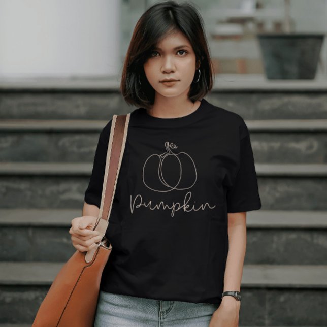 Pumpkin Hand Drawn T-Shirt (Von Creator hochgeladen)