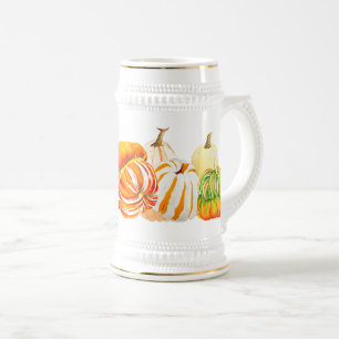 Pumpkin Harvest auf einem Stein Bierglas