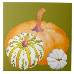 Pumpkin Harvest auf einer Keramik (3) Fliese