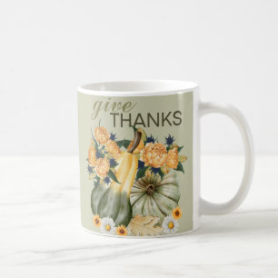 Pumpkin Harvest Blumenfusion Kaffeetasse
