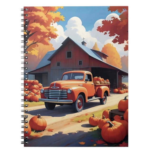 Pumpkin Harvest Notizblock (Vorderseite)