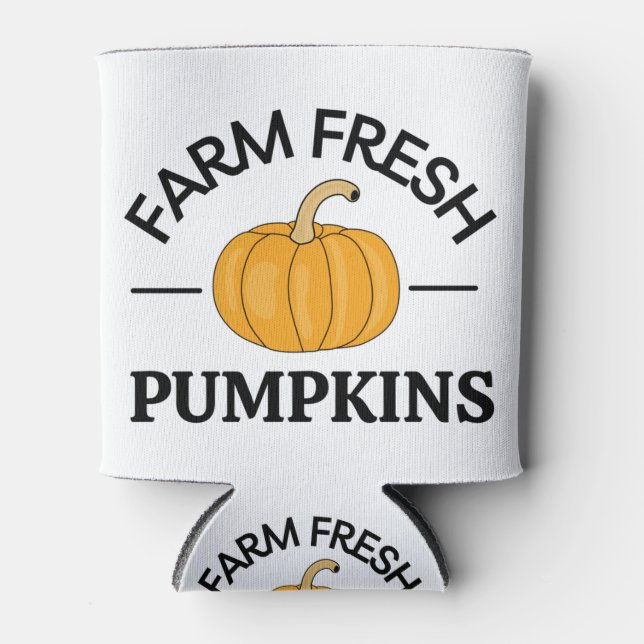 Pumpkin Herbst Herbst Dosenkühler (Vorderseite)