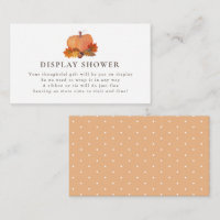 Pumpkin Herbst lässt Weißdusche