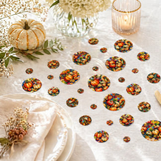 Pumpkin Herbsternte festlicher Fall Table Scatter Konfetti