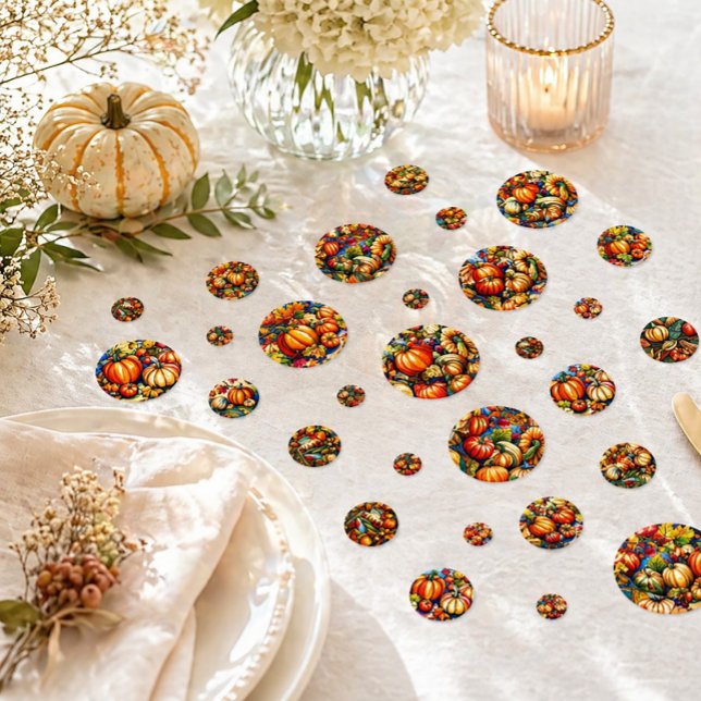 Pumpkin Herbsternte festlicher Fall Table Scatter Konfetti (Von Creator hochgeladen)