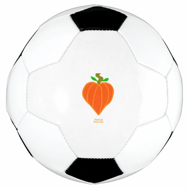 Pumpkin-Herz-Fußball Fußball (Vorderseite)