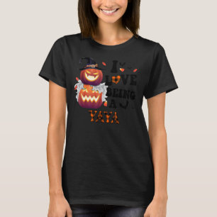 Pumpkin I Liebe ist ein Yaya Halloween T-Shirt