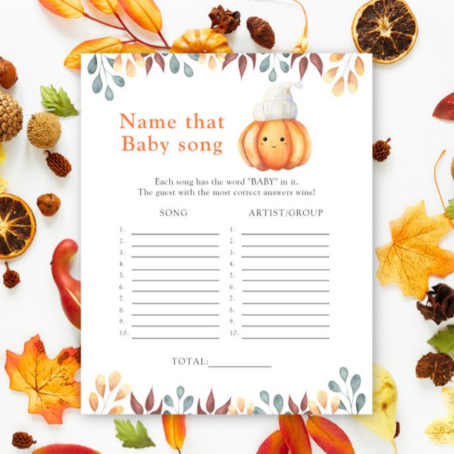 Pumpkin in hat - Name das Baby Song (Von Creator hochgeladen)